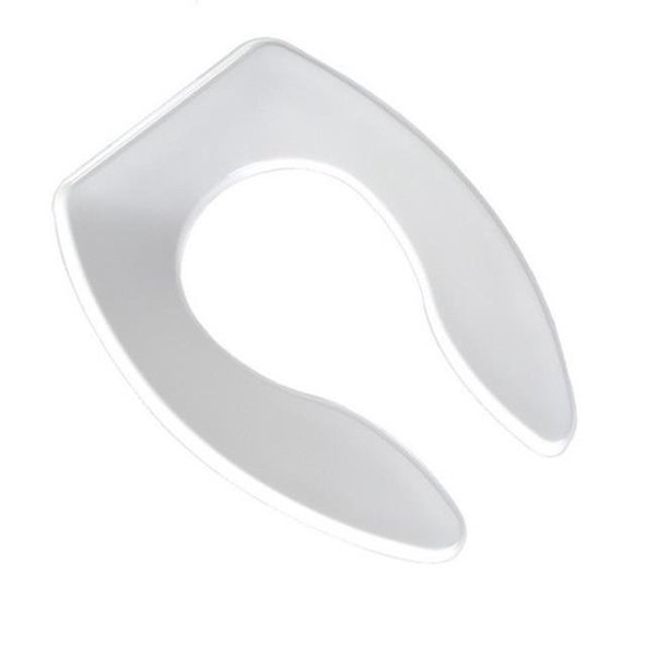 Plumbing Technologies Plumbing Technologies 4F1E4SSC-00AM Extra Heavy Duty Commercial Quality Elongated Toilet Seat with Anti-Microbial Ingredient; White 4F1E4SSC-00AM